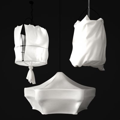 北欧布艺灯3D模型