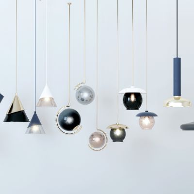 现代创意小吊灯组合