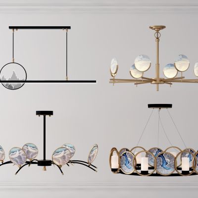 新中式创意吊灯