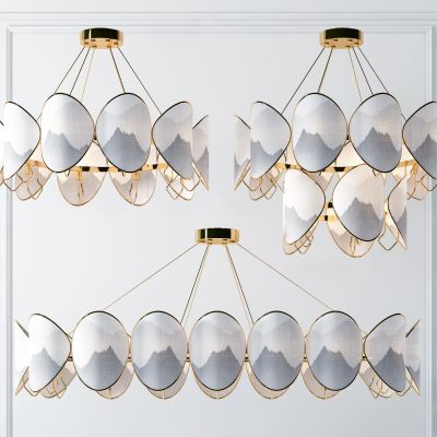 新中式轻奢多头吊灯