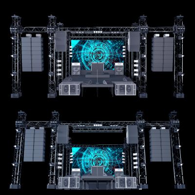 工业风露天舞台