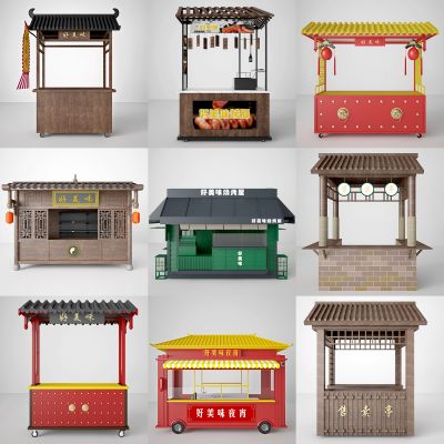 新中式花车售卖亭