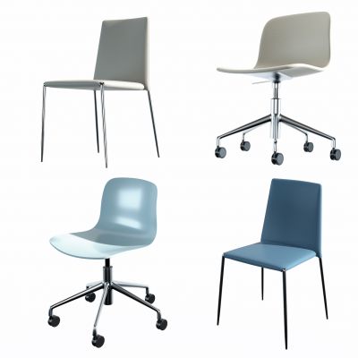 现代办公椅组合