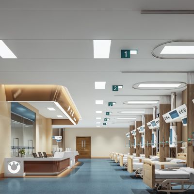 现代医院隔离间