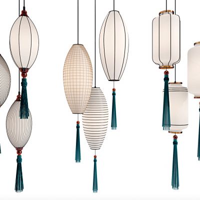 新中式流苏小灯笼吊灯