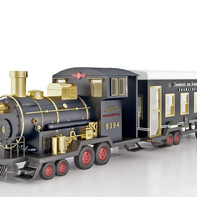 现代火车头快餐车