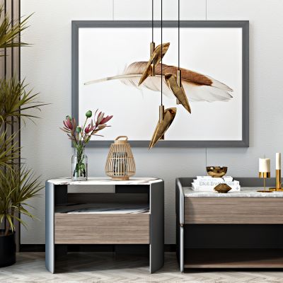 现代轻奢床头柜