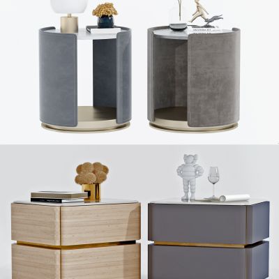 现代轻奢床头柜