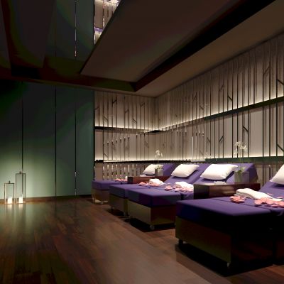 现代美容院SPA护理房