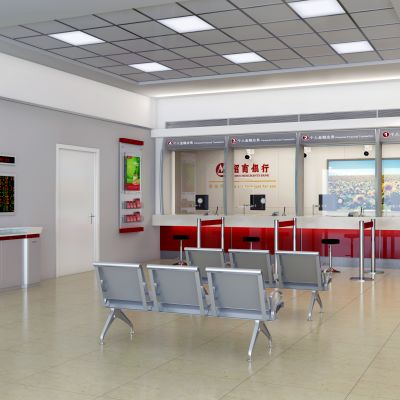 现代银行服务大厅