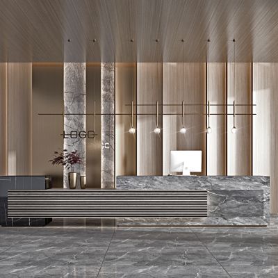 现代办公室前台