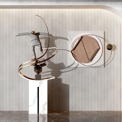 现代抽象人物雕塑