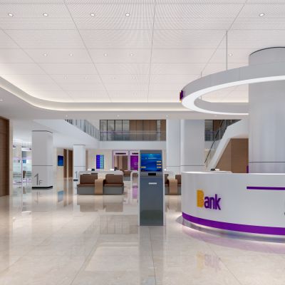 现代中国光大银行服务大厅