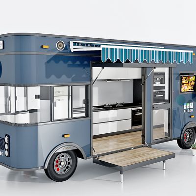 现代售货车，移动摊位