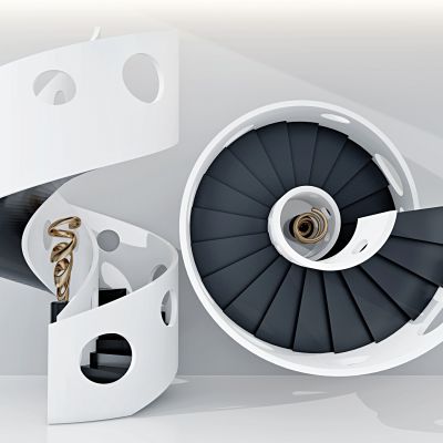 现代创意旋转楼梯