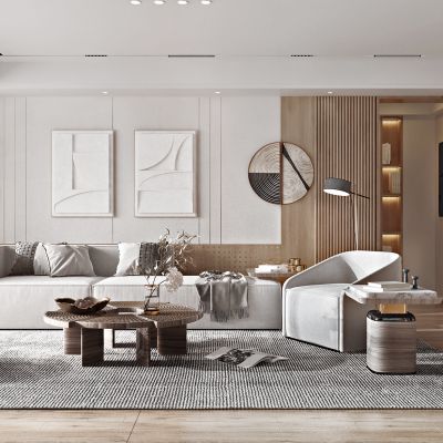 北欧时尚客厅餐厅