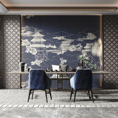 新中式风格书房