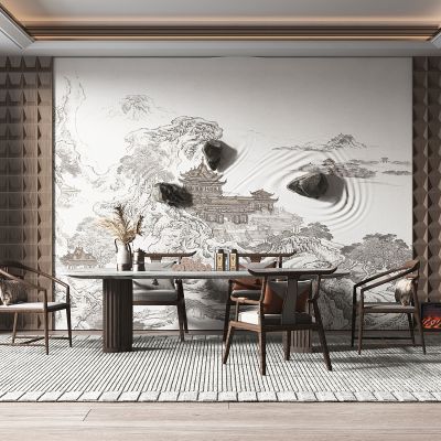 新中式风格书房