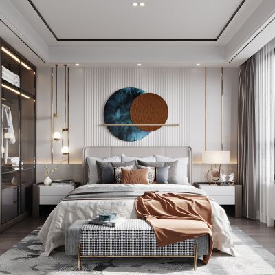  新中式轻奢卧室