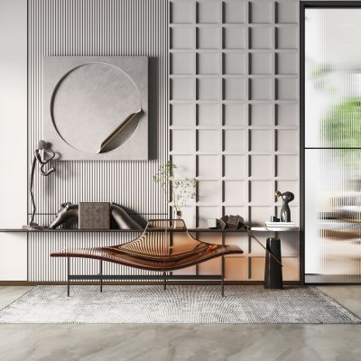 现代异形亚克力休闲椅