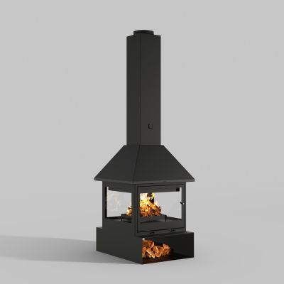 西班牙Traforart进口悬挂真火燃木壁炉30号sandra 桑德拉   中央款2020版
