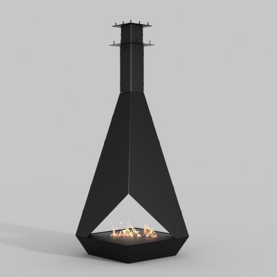 葡萄牙进口悬挂真火燃木壁炉39号Eudoxus  欧多克索斯2020版3D模型