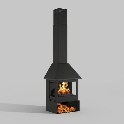 西班牙Traforart进口悬挂真火燃木壁炉31号sandra 桑德拉  贴墙款2020版