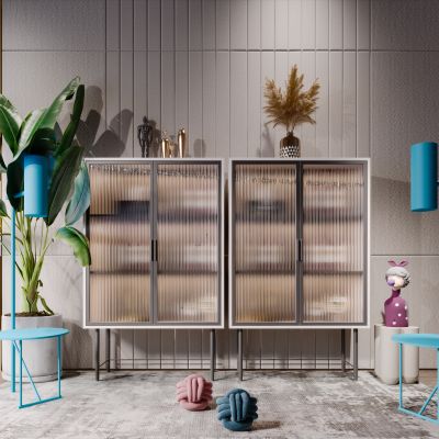 现代北欧简约轻奢餐边柜