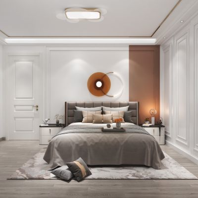 简欧家居卧室主卧