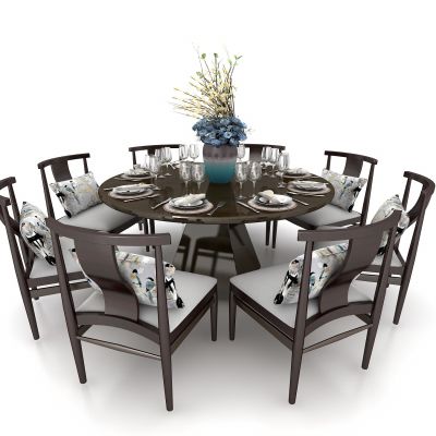 新中式风格餐桌