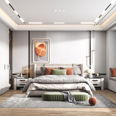 现代卧室