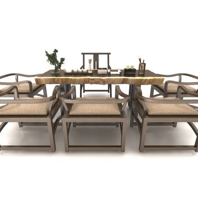 新中式风格书桌