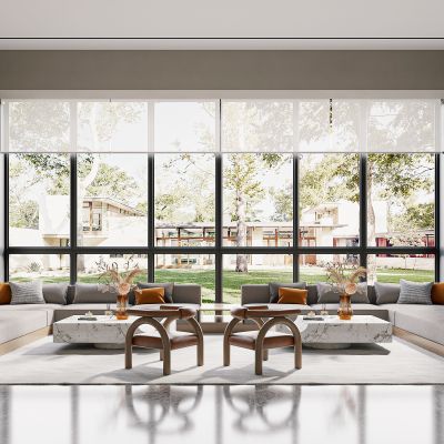 现代售楼处洽谈区