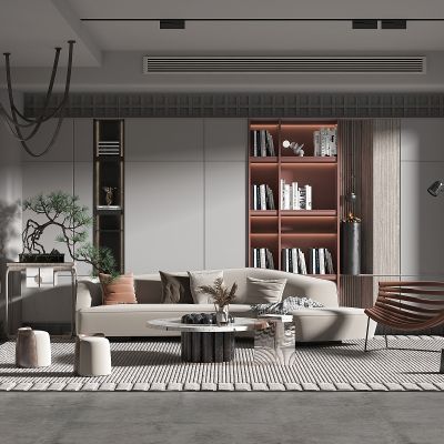 现代轻奢风格客厅