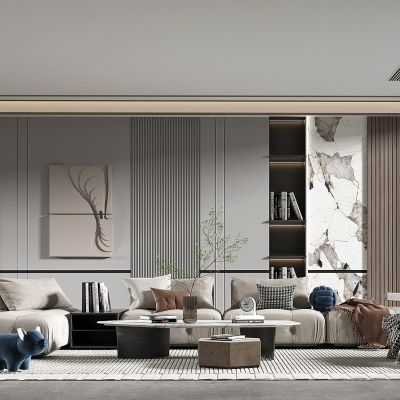 现代简约风格客餐厅