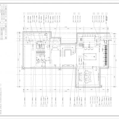 现代简约别墅施工图