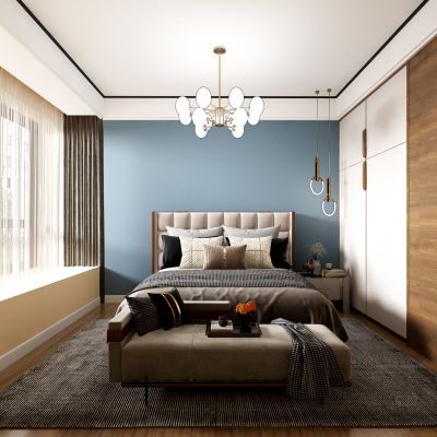 现代简约卧室