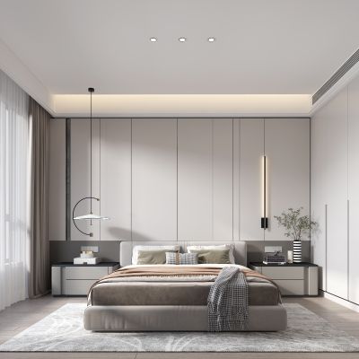 现代卧室