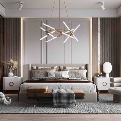 轻奢简欧式主人房主卧室