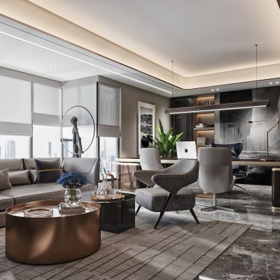 现代老总经理领导办公室