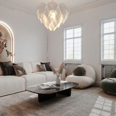 现代客厅 木沙发