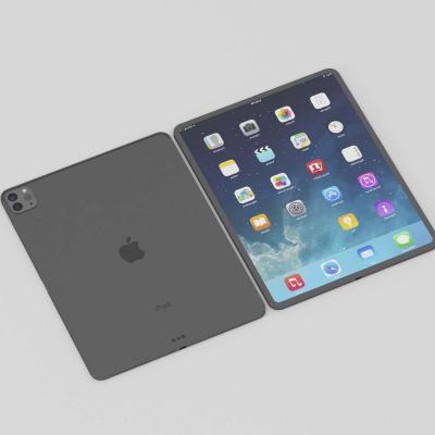 现代苹果iPad，平板电脑