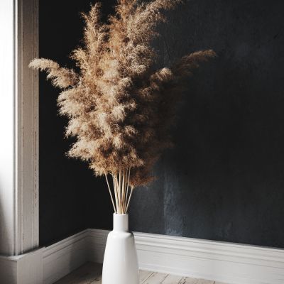 现代潘帕斯草花瓶