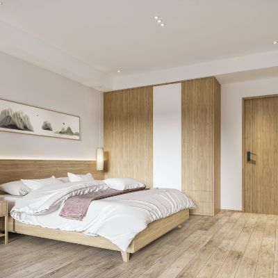 日式现代自然风卧室