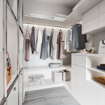 现代简约衣帽间3D模型