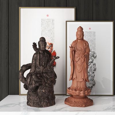 新中式佛相雕塑