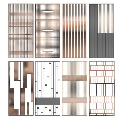 新中式屏风隔断