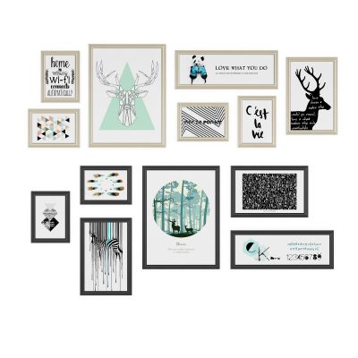 北欧装饰画挂画组合