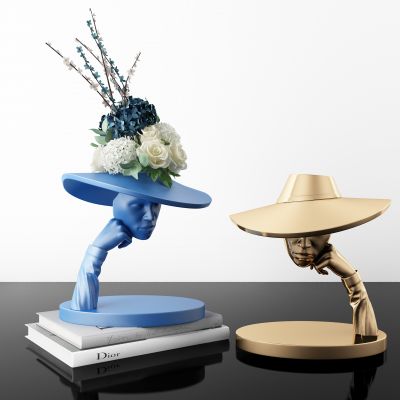 现代抽象人物雕塑