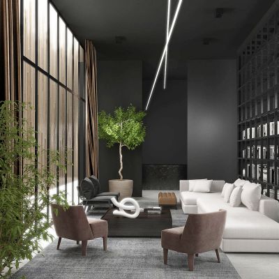 意大利图书室售楼处